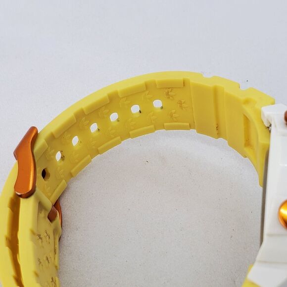 Adidas Originals 44MM Men Digital Watch Multicolor Case Yellow Bands New Battery - Picture 16 of 16